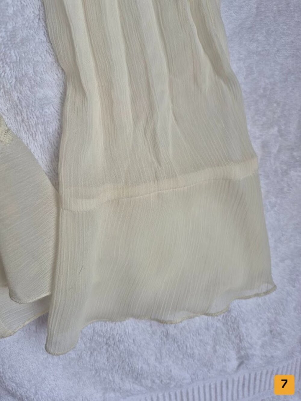 Pinko Ruffled Blouse cream - Picture 4 of 7